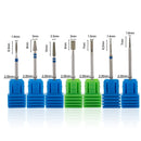 3 PCS Nail Tungsten Steel Alloy Grinding Head Polishing Tool Grinding Machine Special Grinding Head Tool(01)