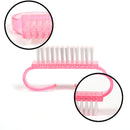 10 PCS Cleaning Brush Tools Nail Art Care Manicure Pedicure Remove Dust Small Angle Clean Brushes(Blue)