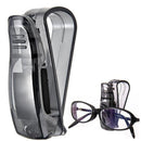 Multi-Function Glasses Case Atuo Car Accessories Sunglasses Holder Auto Fastener Ticket Clip(Black Clip)