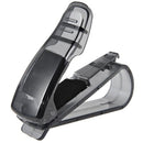 Multi-Function Glasses Case Atuo Car Accessories Sunglasses Holder Auto Fastener Ticket Clip(Black Clip)