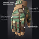 B33 Outdoor Mountaineering Riding Anti-Skid Protective Motorcycle Gloves, Size: M(Army Green)
