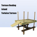 Large Amusement Park Turtle Sunbathing Platform Floating Island Turtle Tank Tandscape