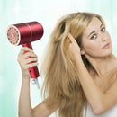 Home Dormitory Mute High-Power Hot And Cold Air Hair Dryer, 220V UK Plug(White)