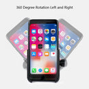 BENGGUO Bicycle Aluminum Alloy Mobile Phone Holder Electric Motorcycle Anti-Vibration Navigation Fixed Mobile Phone Holder Riding Equipment, Style:Handlebar Installation(Silver)