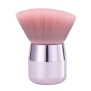 2 PCS Loose Powder Brush Mushroom Head Makeup Brush Set Makeup Powder Brush Soft Hair Blush Brush(Oblique Head Trimming Brush)