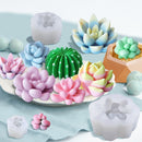 SX-ZW-139 Fleshy Three-Dimensional Candle Silicone Mold DIY Handmade Soap Aromatherapy Epoxy Mold
