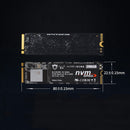 JingHai M.2 Interface Solid State Drive PCIe NVMe High-Speed SSD Notebook Desktop SSD, Capacity:512GB