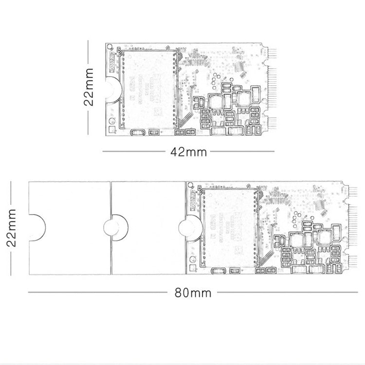 JingHai Solid State Drive M.2 2242 2260 2280 NGFF Half-Height Notebook High-Speed SSD, Capacity:256GB