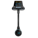 BT14 Dual Display Long Tube Car Bluetooth / MP3 / FM Transmitter Supports EQ Sound Effect Voltage Detection
