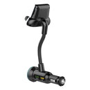 BT14 Dual Display Long Tube Car Bluetooth / MP3 / FM Transmitter Supports EQ Sound Effect Voltage Detection