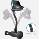 BT14 Dual Display Long Tube Car Bluetooth / MP3 / FM Transmitter Supports EQ Sound Effect Voltage Detection