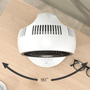 WANZHIDA Mini Home Heater Office Dormitory Electric Heater CN Plug(Pearl White)