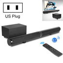 LP-1807P 45W Home Theater Audio Subwoofer Echo Wall Soundbar, Plug Type:US Plug(Black)