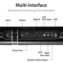 LP-1807P 45W Home Theater Audio Subwoofer Echo Wall Soundbar, Plug Type:US Plug(Black)