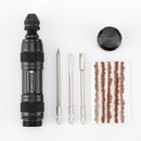 CYCLINGBOX Mountain Bike Vacuum Aluminum Alloy Tire Repair Tool Bicycle Repair Integrated Storage Design Tool(Silver)