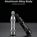 CYCLINGBOX Mountain Bike Vacuum Aluminum Alloy Tire Repair Tool Bicycle Repair Integrated Storage Design Tool(Silver)