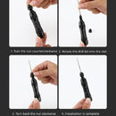 CYCLINGBOX Mountain Bike Vacuum Aluminum Alloy Tire Repair Tool Bicycle Repair Integrated Storage Design Tool(Silver)