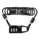 3 PCS Helmet Lock Mountain Bike Wire Lock Safety Lock Bicycle Motorcycle Electric Bike Portable Password Steel Cable Lock