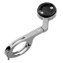 Bicycle Mountain Bike Aluminum Alloy Code Table Stand Universal Code Table Extension Flashlight Bracket(Gray)