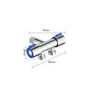 Stainless Steel One-In-Two-Out Multi-Function Three-Way Valve Faucet, Specification: Double 4-point Thread