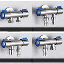 Stainless Steel One-In-Two-Out Multi-Function Three-Way Valve Faucet, Specification: Spray Gun Set