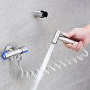 Stainless Steel One-In-Two-Out Multi-Function Three-Way Valve Faucet, Specification: Spray Gun Set