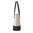 3 in 1 Fashion Simple Lady Diagonal Large Capacity Handbag Letter Bag(White + Black)