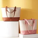 3 in 1 Fashion Simple Lady Diagonal Large Capacity Handbag Letter Bag(Gold + Black)