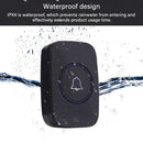 CACAZI A10 300m Long Range No Battery Waterproof LED Light Smart Wireless Doorbell