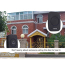 CACAZI A10 300m Long Range No Battery Waterproof LED Light Smart Wireless Doorbell