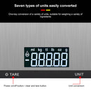 5kg/1g Stainless Steel Kitchen Scale Household Food Electronic Scale(White)