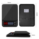 Household Hand-Pushed Coffee Scale USB-Powered Smart Kitchen Scale With Timing, Specification: 3kg/0.1g