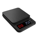 Household Hand-Pushed Coffee Scale USB-Powered Smart Kitchen Scale With Timing, Specification: 5kg/0.1g