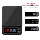 Household Hand-Pushed Coffee Scale USB-Powered Smart Kitchen Scale With Timing, Specification: 10kg/1g
