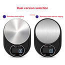 Home Kitchen Electronic Scale High Precision Stainless Steel Jewelry Scale, Style:No Edging, Specification:5kg/1g