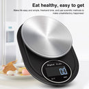 Home Kitchen Electronic Scale High Precision Stainless Steel Jewelry Scale, Style:No Edging, Specification:5kg/0.1g