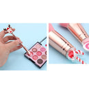 Christmas Makeup Brush Gift Elk Beginner Set Beauty Tool Set, Specification:Five Shorts 4-Double Sided