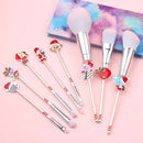 Christmas Makeup Brush Gift Elk Beginner Set Beauty Tool Set, Specification:8 PCS Double-sided