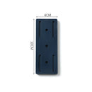 13 PCS Power Strip Holder Wall-Mounted Non-Marking Power Strip Storage Hook(Blue)