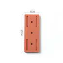 13 PCS Power Strip Holder Wall-Mounted Non-Marking Power Strip Storage Hook(Orange)