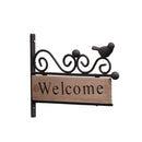 A20-AL1899 Country Pastoral Iron Birds Welcome Doorplate Wall Decoration Photography Props