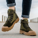 Martin Boots Male Wild High-Top Tooling Boots Casual Outdoor Hiking Shoes, Size: 40(Army Green)