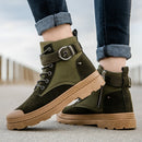 Martin Boots Male Wild High-Top Tooling Boots Casual Outdoor Hiking Shoes, Size: 41(Army Green)