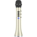 L-698 K Song Microphone Mobile Phone Bluetooth Wireless Microphone Audio Integrated KTV(Local Gold)