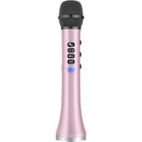 L-698 K Song Microphone Mobile Phone Bluetooth Wireless Microphone Audio Integrated KTV(Rose Gold)