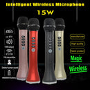 L-698 K Song Microphone Mobile Phone Bluetooth Wireless Microphone Audio Integrated KTV(Rose Gold)