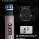 L-698 K Song Microphone Mobile Phone Bluetooth Wireless Microphone Audio Integrated KTV(Local Gold)