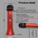 L-698 K Song Microphone Mobile Phone Bluetooth Wireless Microphone Audio Integrated KTV(Rose Gold)