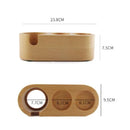 3 Holes Coffee Pressing Powder Base Wooden Filling And Pressing Base Coffee Machine Handle Support Base Pressing Powder Pad, Scope of application: 58mm