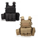 A64 Outdoor Multi-functional Convenient Combination Vest Tool Pocket, Size: Free Size(Brown)